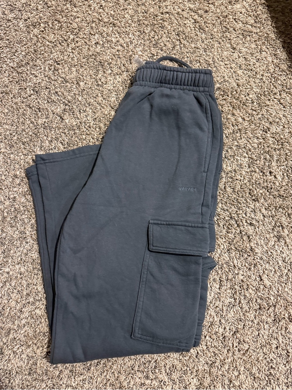 Garage Charcoal Cargo Sweatpants